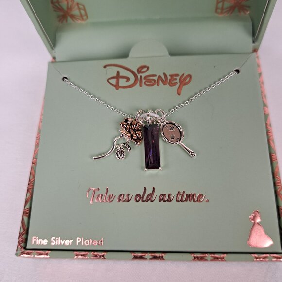 Disney Necklace "Tale as Old as Time" Beauty and the Beast - Picture 6 of 13